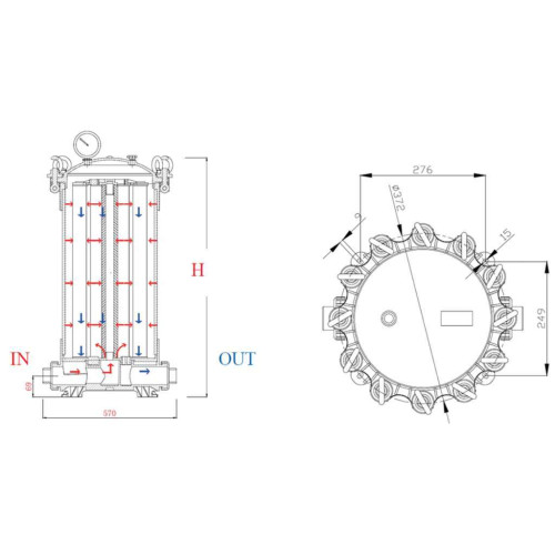 Корпус HPCF-9x30SL